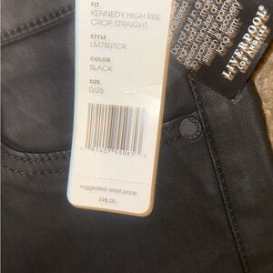 Liverpool Black High Rise Jeans Classic Style